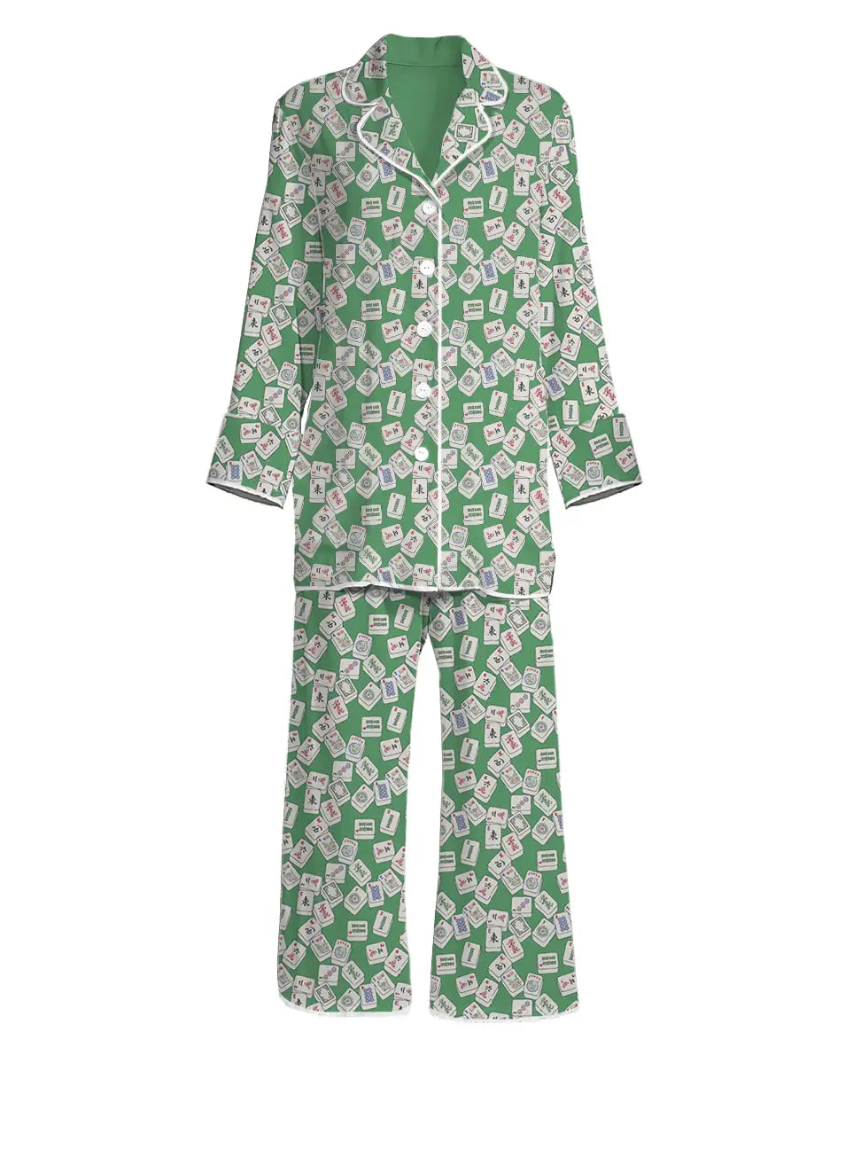 Mahjong Tiles Pajama Pant Set