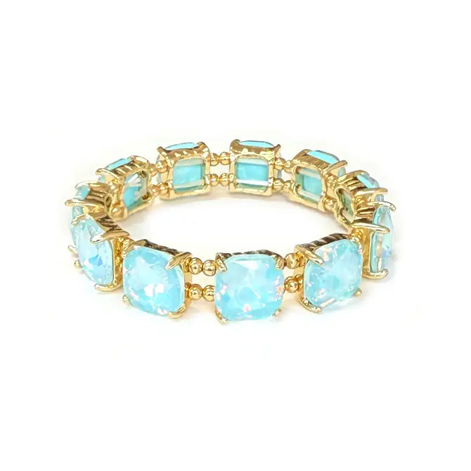 Cushion Cut Crystal Sparkle Bracelet