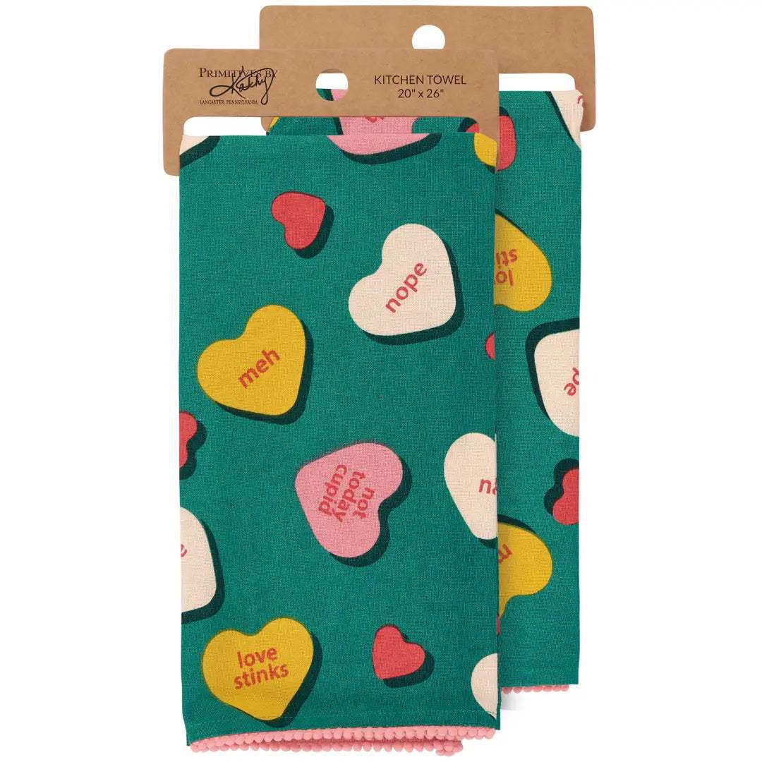 Kitchen Tea Towel - Valentines