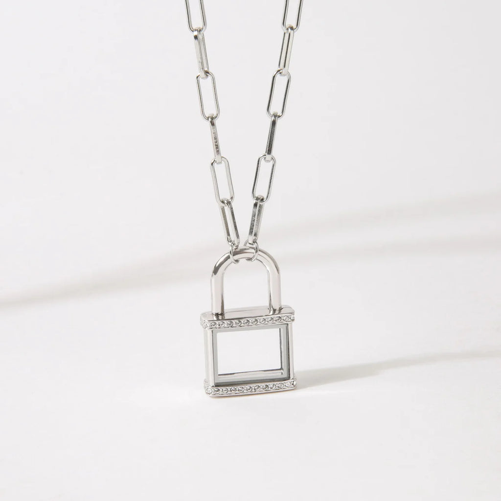 Padlock Living Locket Necklace
