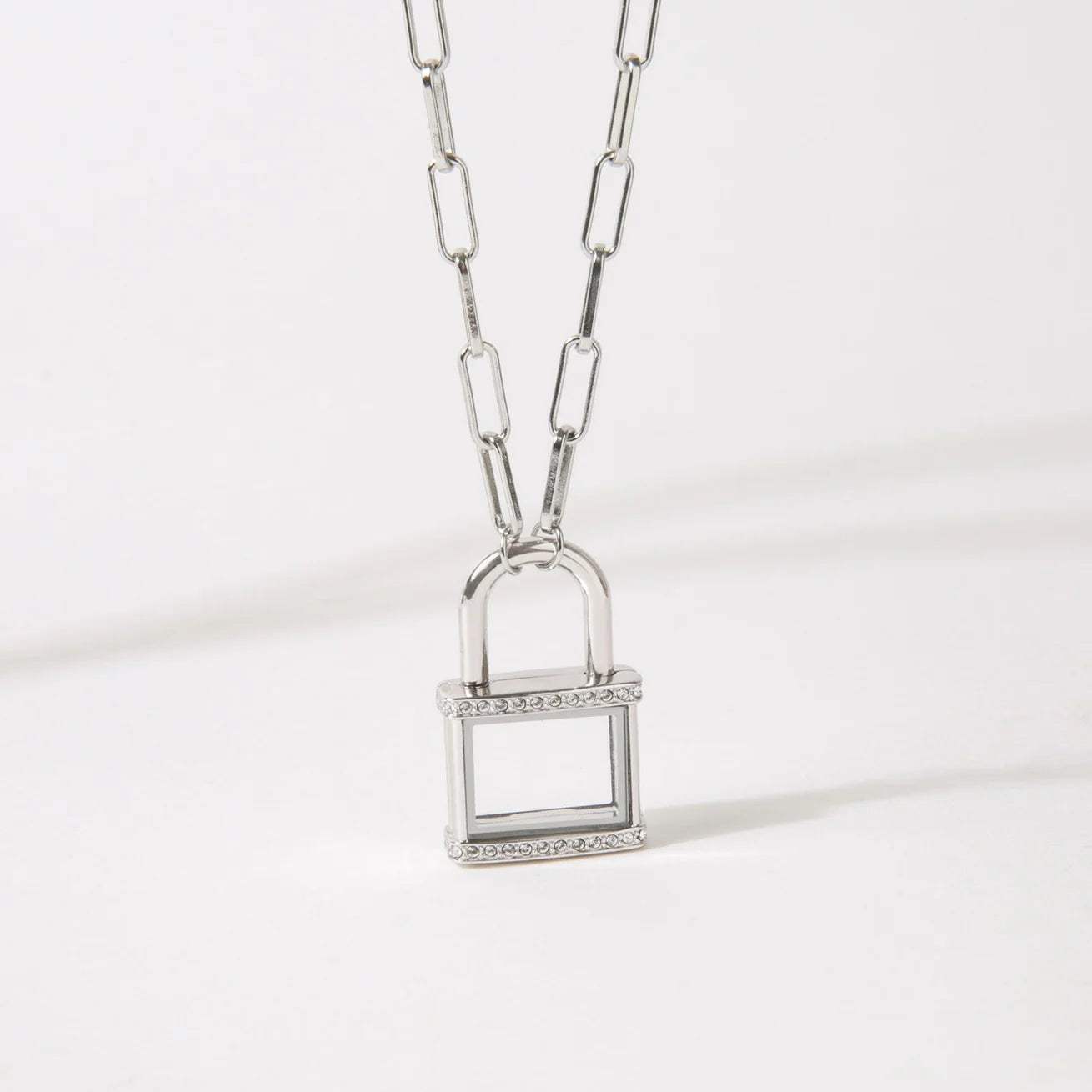 Padlock Living Locket Necklace