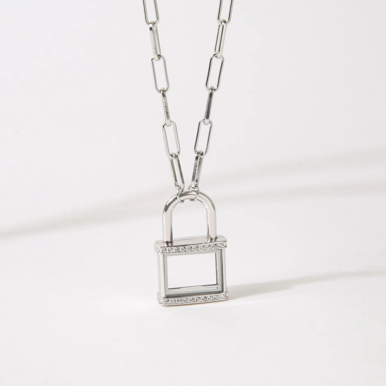 Padlock Living Locket Necklace