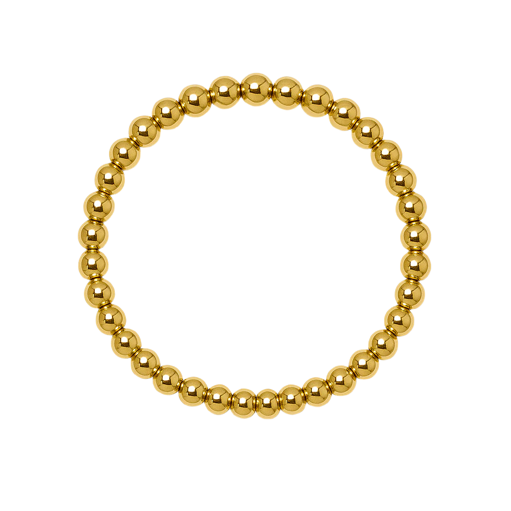 Classic Gold Beaded Bracelets