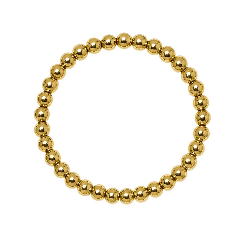 Classic Gold Beaded Bracelets