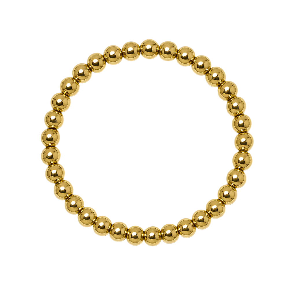 Classic Gold Beaded Bracelets