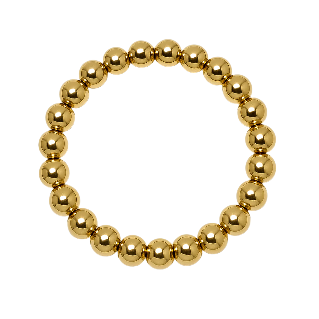 Classic Gold Beaded Bracelets