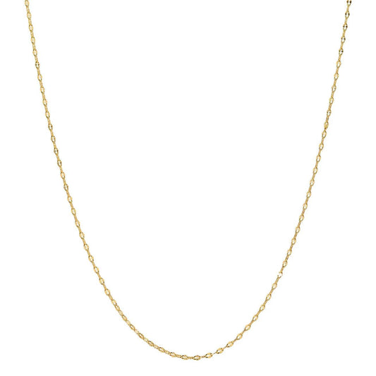 Dainty Faceted Cable Chain