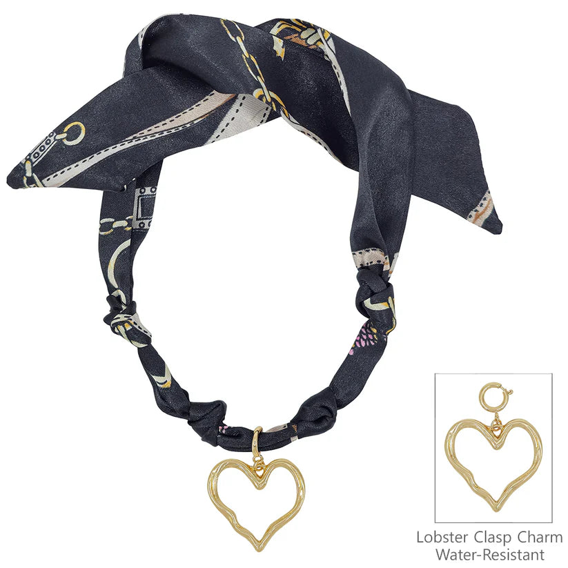 Tammy Scarf Heart Necklace