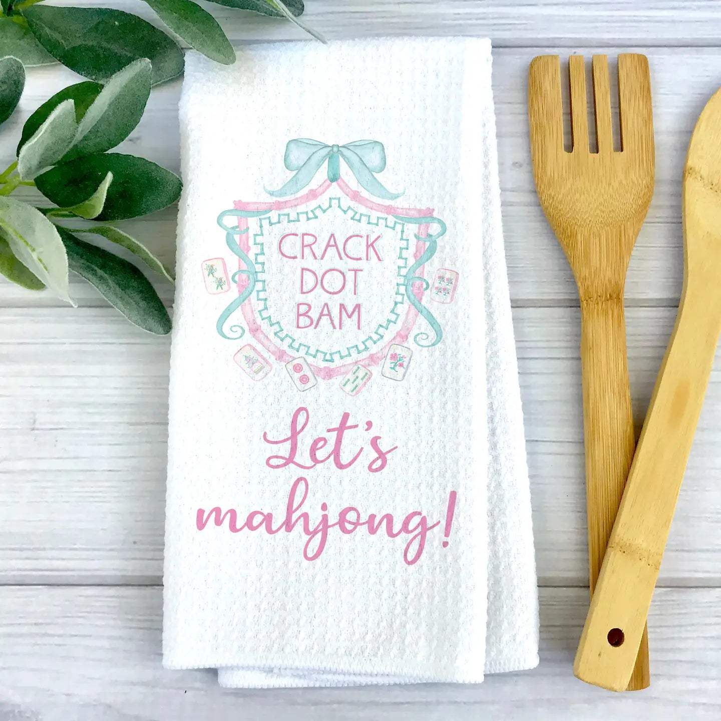 Mahjong Tea Towel