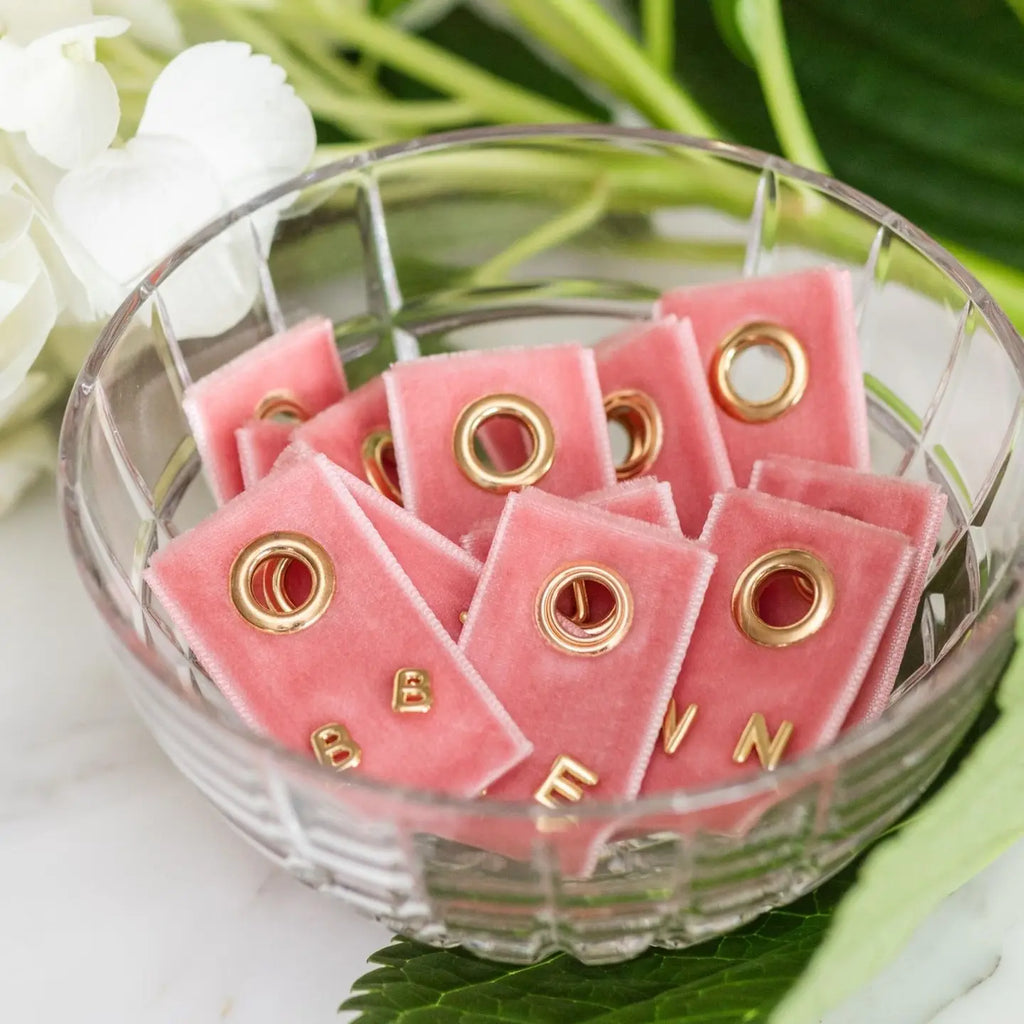 Gold Initial Stud Earrings