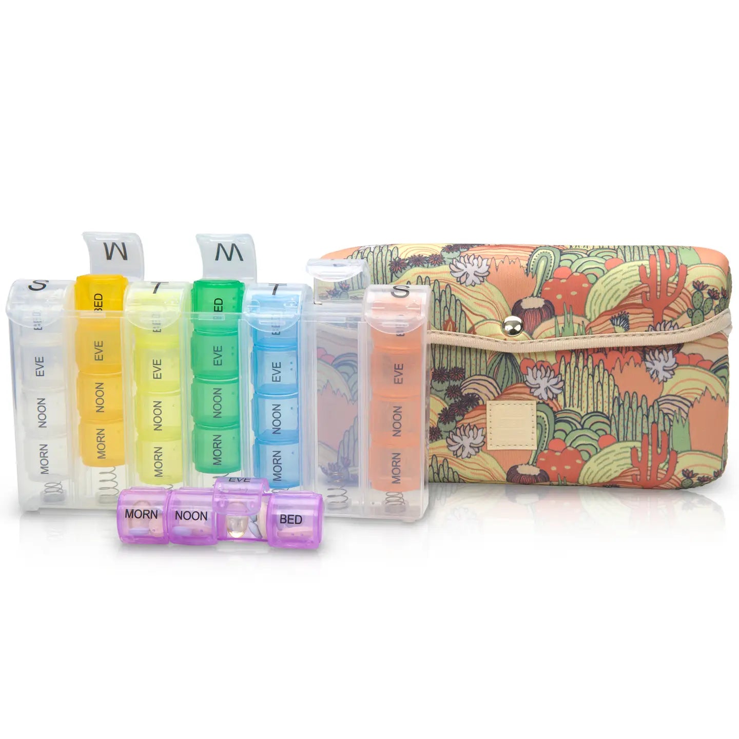 7-Day Pill Organizer Case