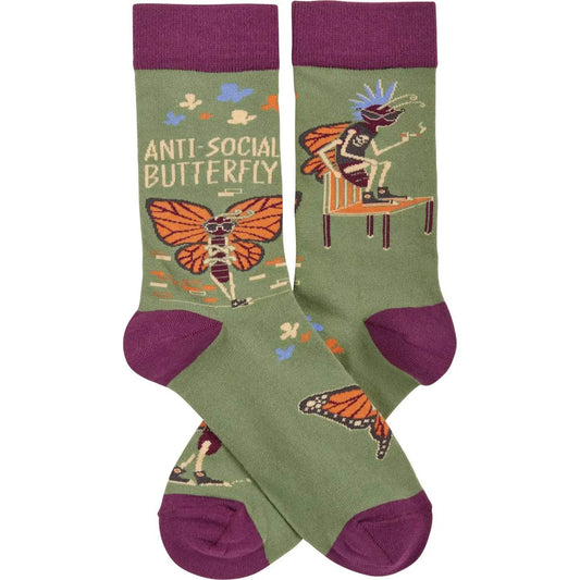 Classic Woven Crew Socks - Animals