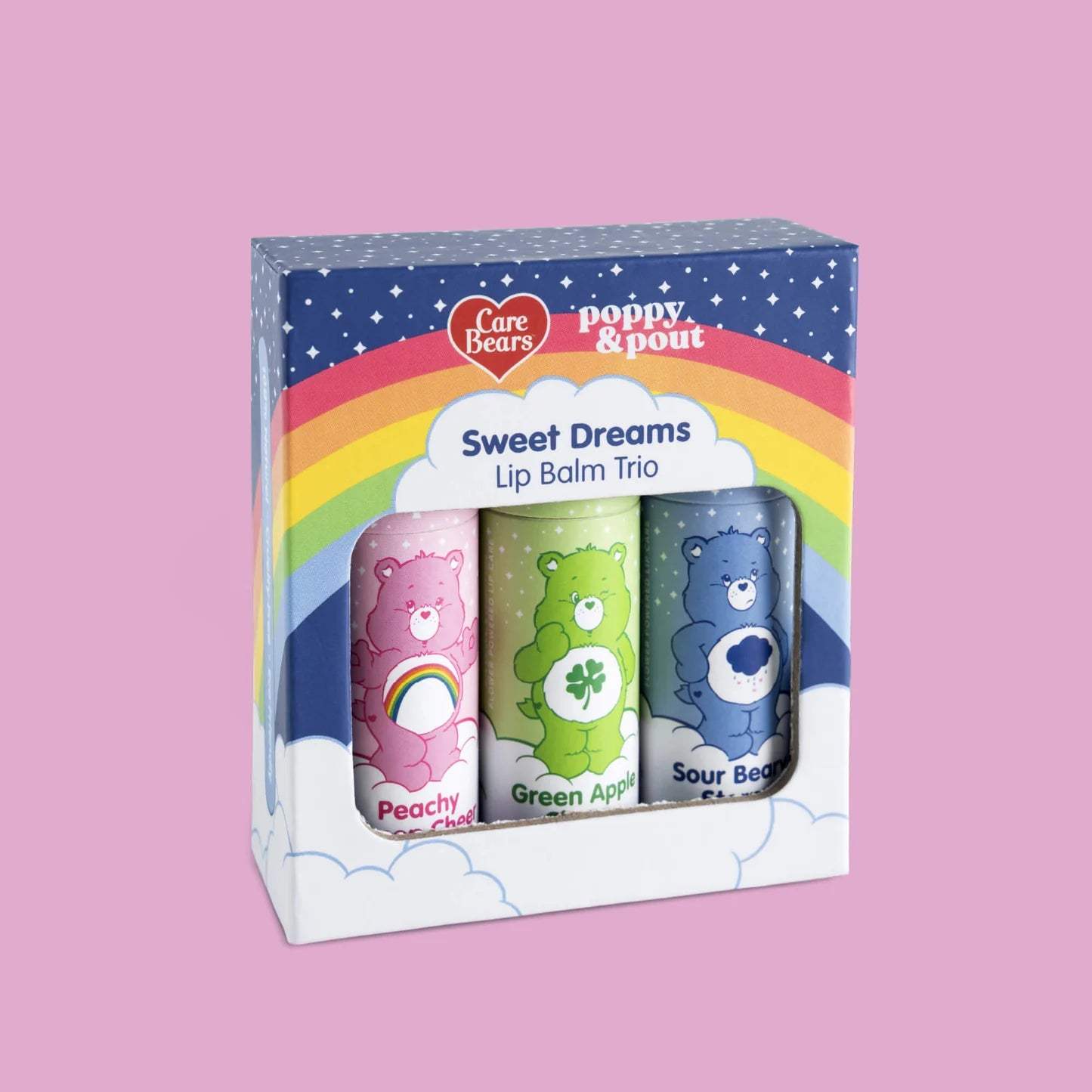 Limited Edition Lip Balm Trio - Care Bears