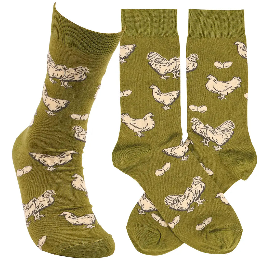 Classic Woven Crew Socks - Animals