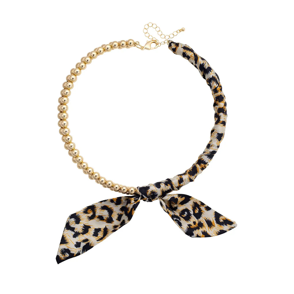 Preppy Chain Scarf Necklace