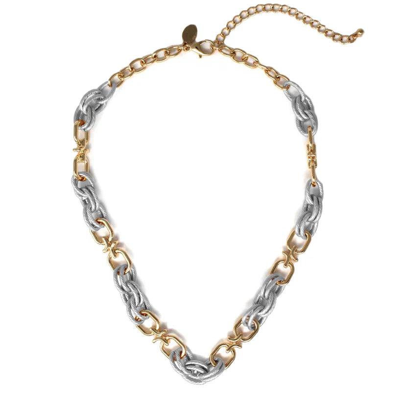 Penny Gold and Silver 18" Necklace