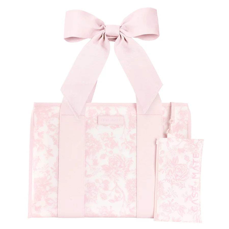 Clear Bow Jelly Tote Bag
