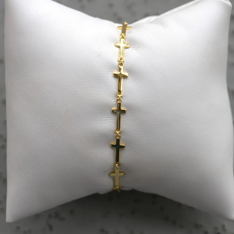 Cross Link Bracelet | Allison Avery