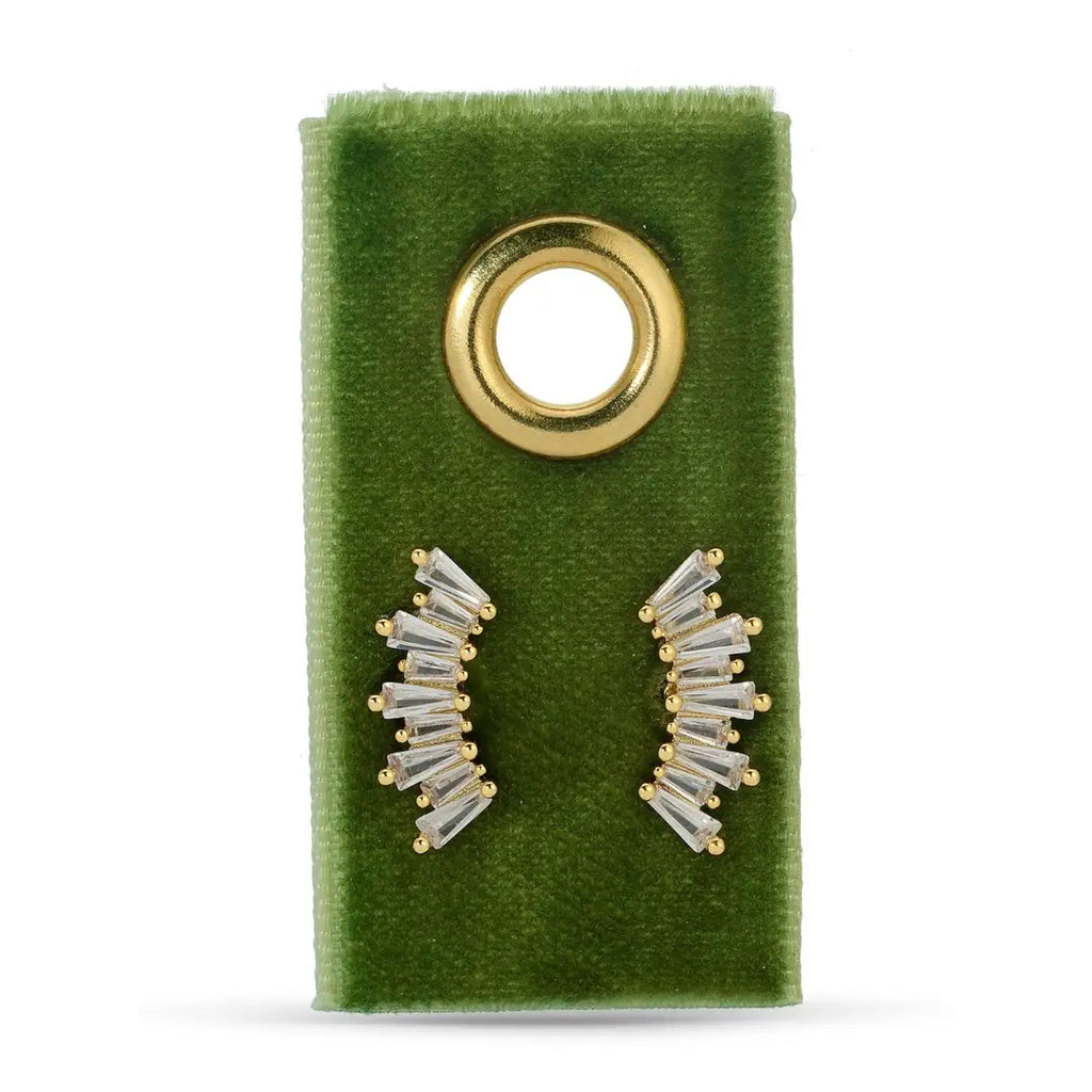 Simple & Sweet Velvet Tag Earrings