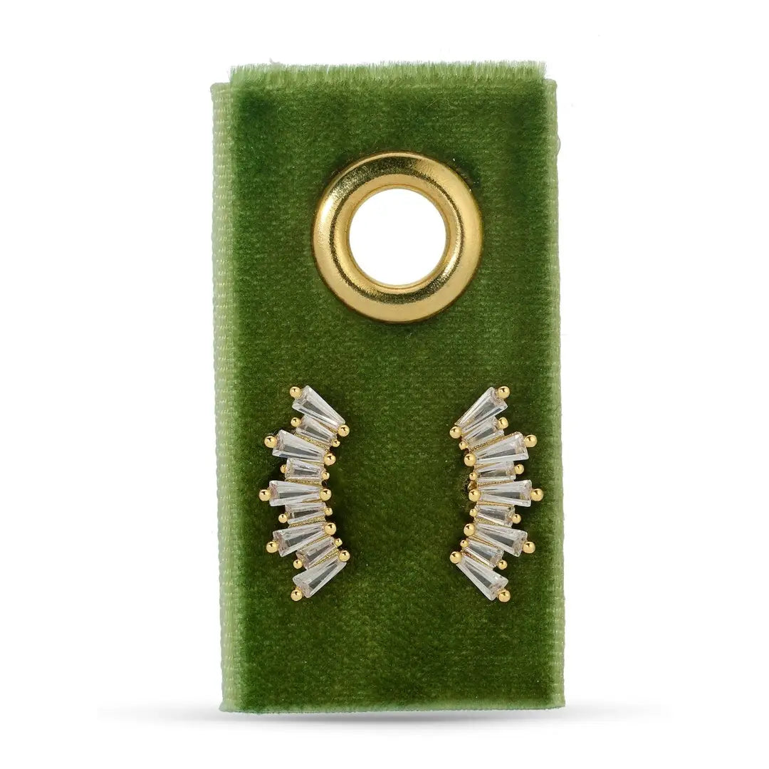 Simple & Sweet Velvet Tag Earrings