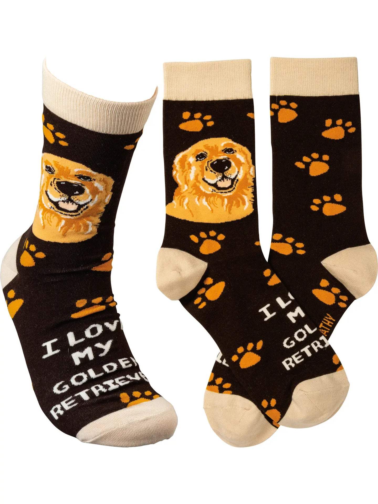 Classic Woven Crew Socks - Dogs