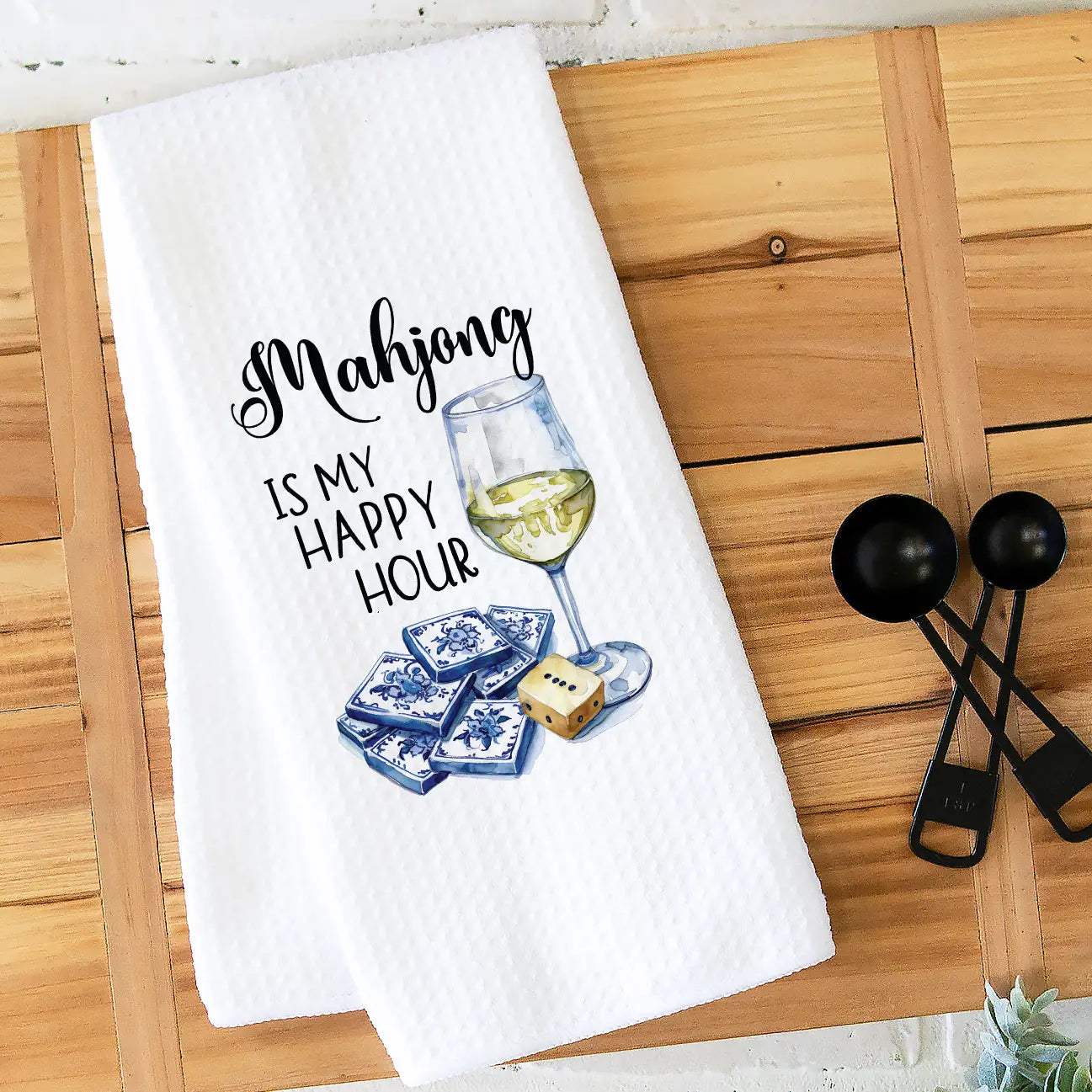 Mahjong Tea Towel
