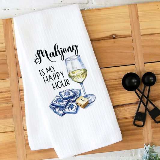 Mahjong Tea Towel