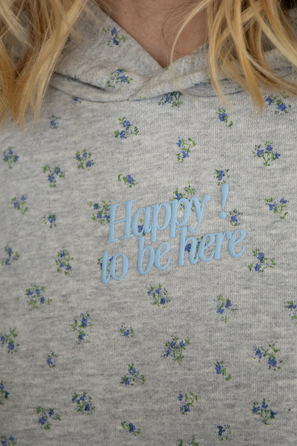 'Happy To Be Here' Fleece Hoodie Set