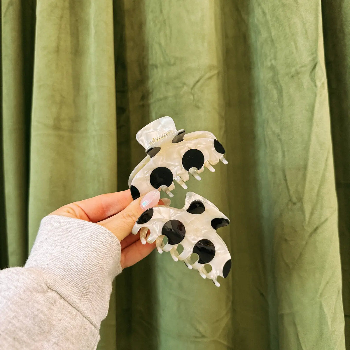 Polka Dot Hair Clip