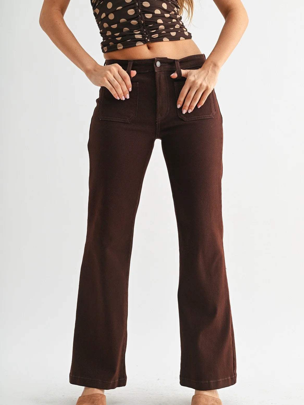 Driftcut Mini Patch Pocket Flare Jeans