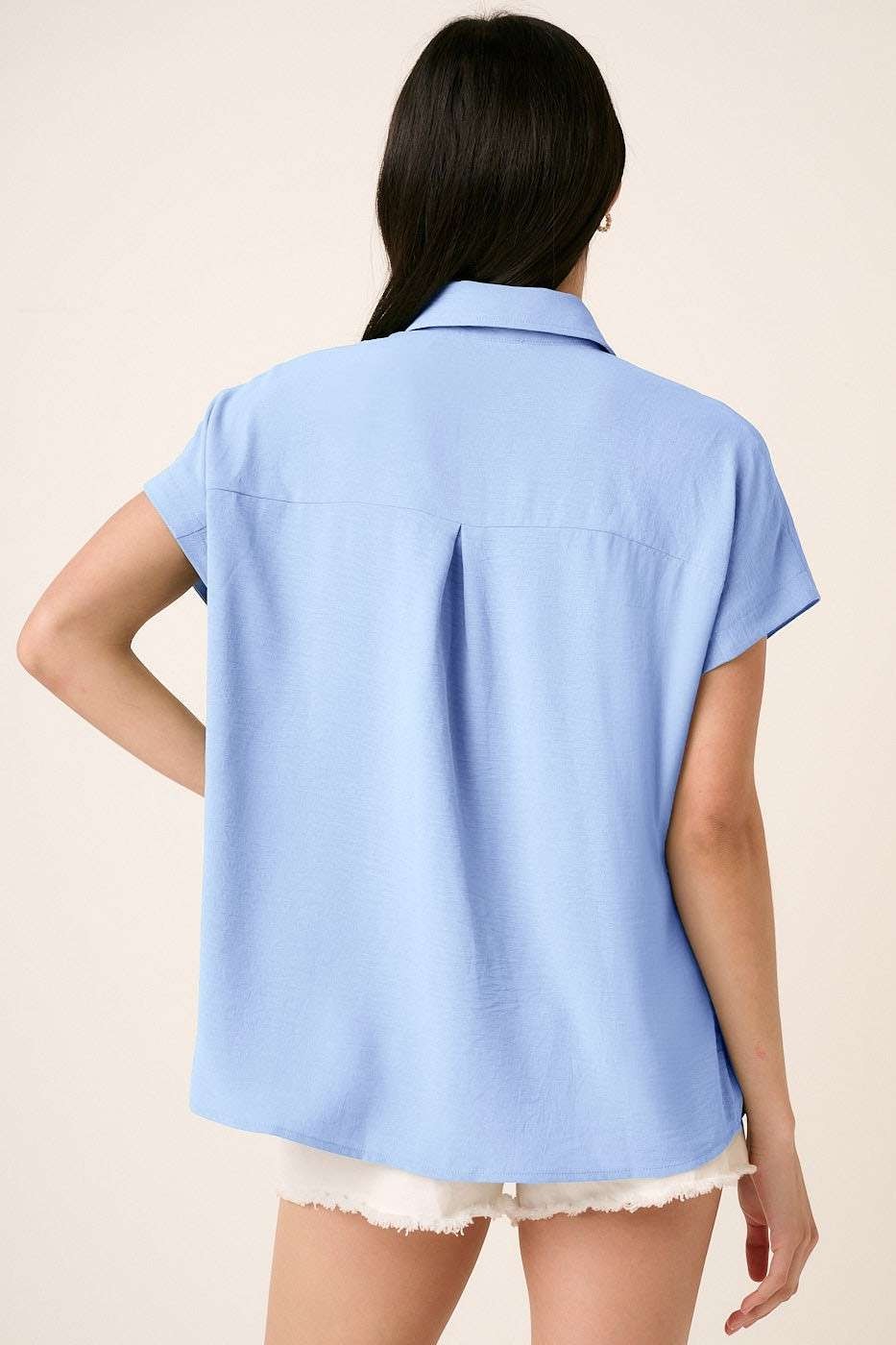 Ellie Dolman Button Down Blouse | PLUS SIZE AVAILABLE