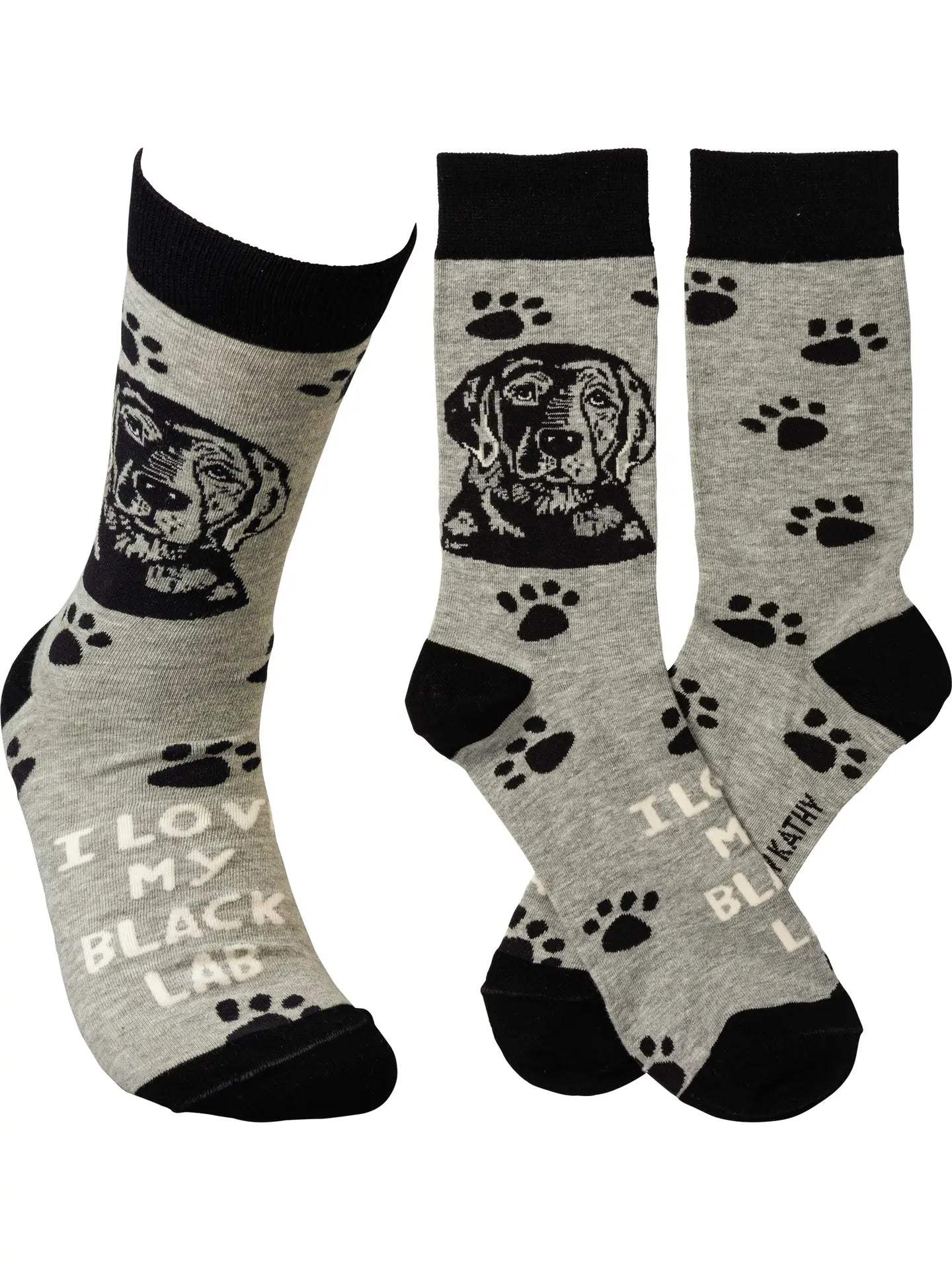 Classic Woven Crew Socks - Dogs