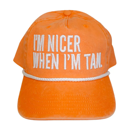 'Nicer When I'm Tan' Cap