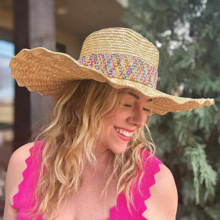 Bekah Wavy Brim Hat