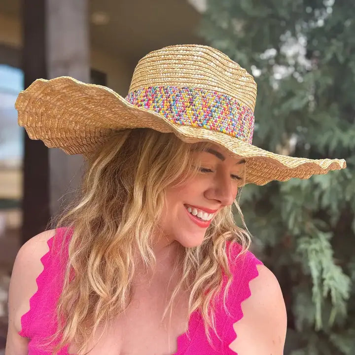Bekah Wavy Brim Hat
