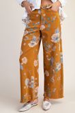 Lindee Floral Soft Stretch Twill Pants | PLUS SIZE AVAILABLE