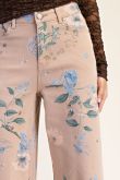 Lindee Floral Soft Stretch Twill Pants | PLUS SIZE AVAILABLE
