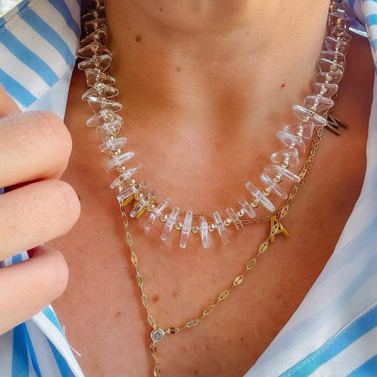 Clearly The Best Beaded Necklace
