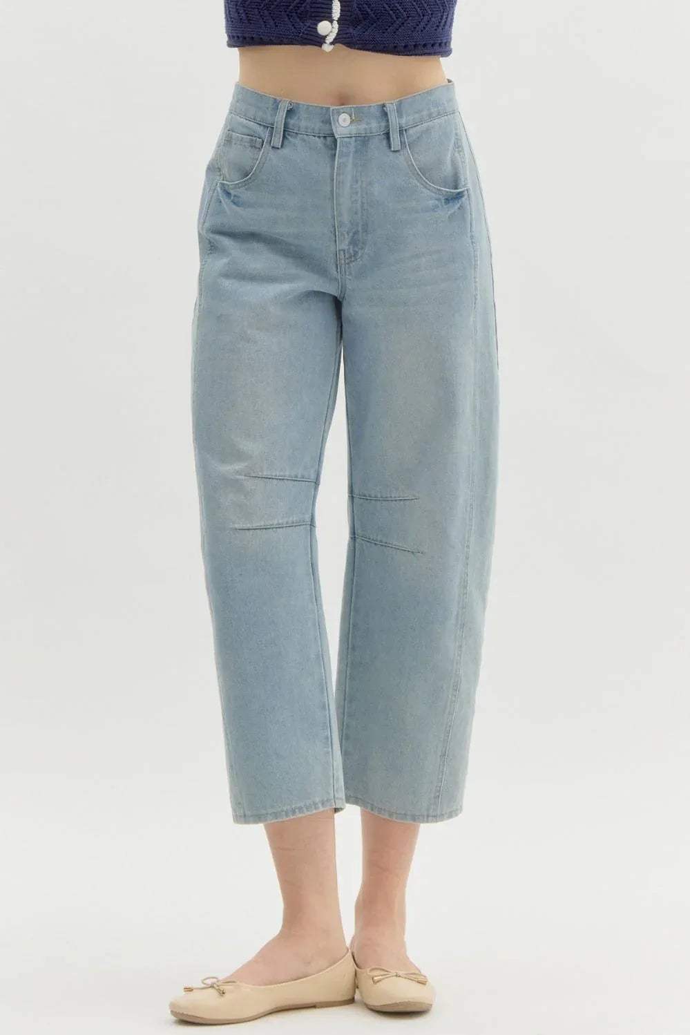 Mia High-Waisted Barrel Jeans