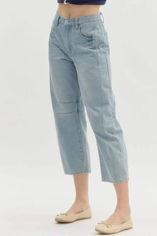 Mia High-Waisted Barrel Jeans
