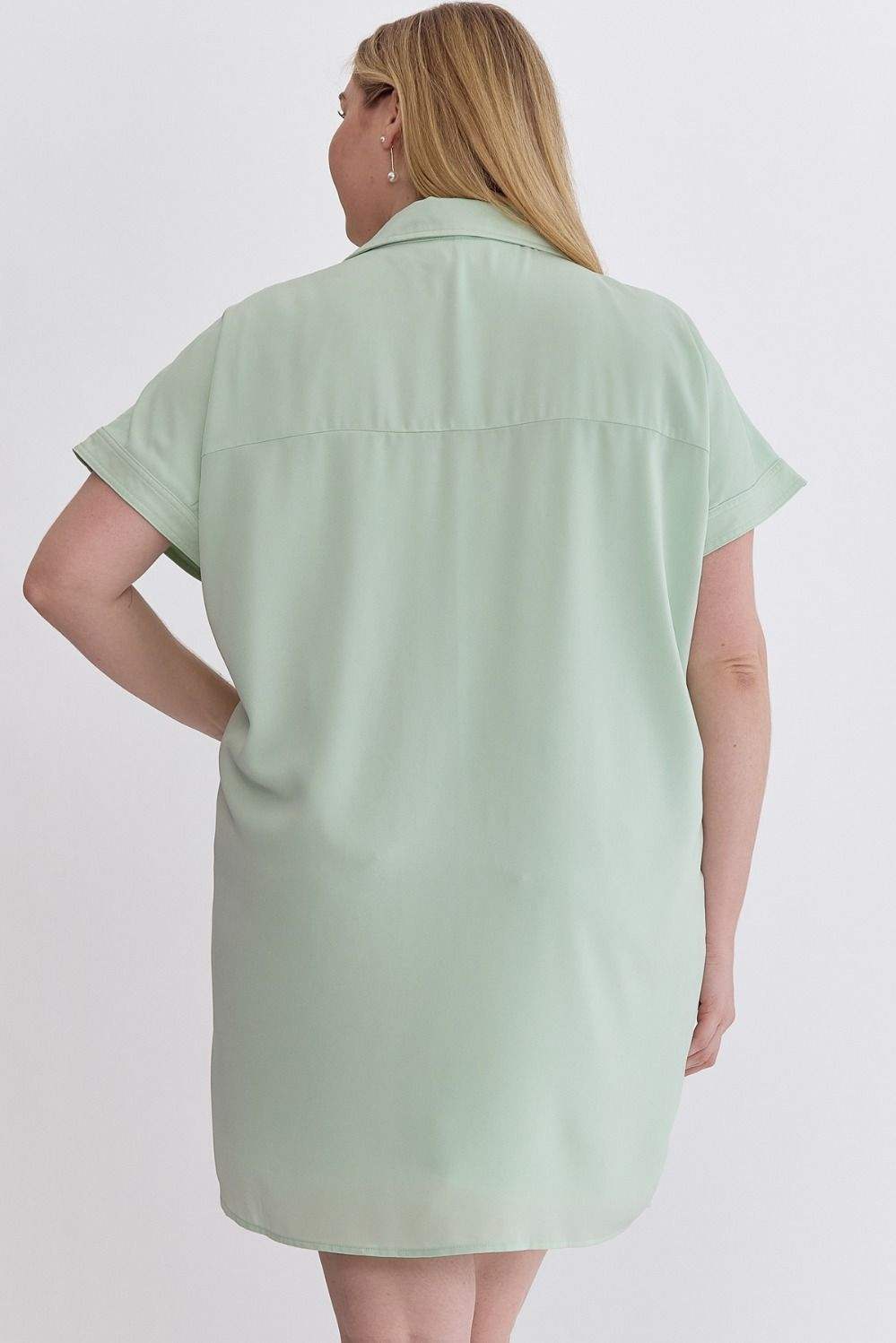 PLUS SIZE | Tori Short Sleeve Mini Dress