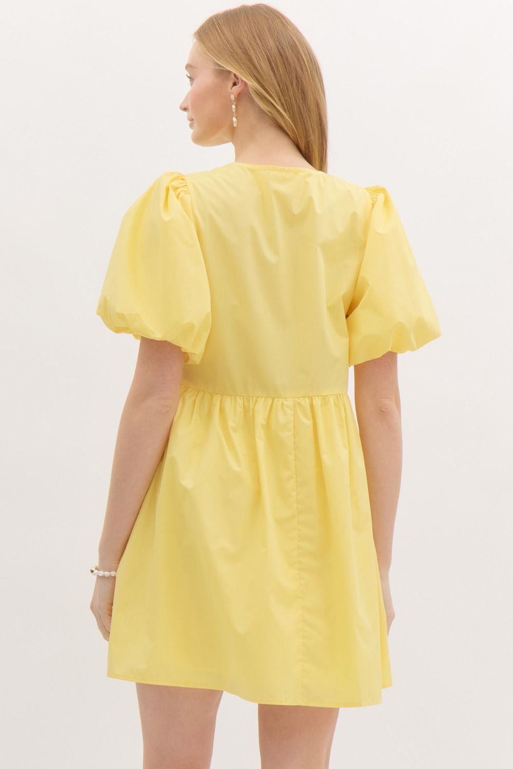 Maisley Babydoll Bow Mini Dress