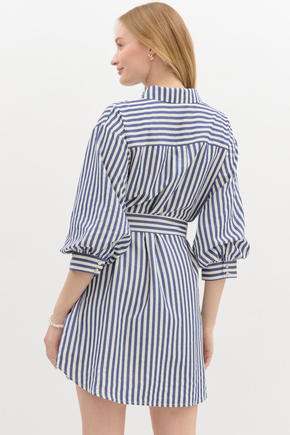Gabriella Stripe Tie Dress