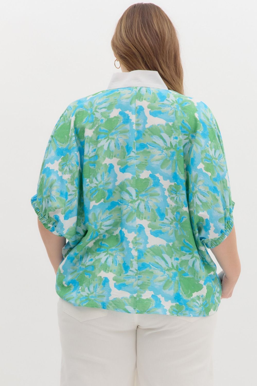 PLUS SIZE | Zaria Floral Blouse