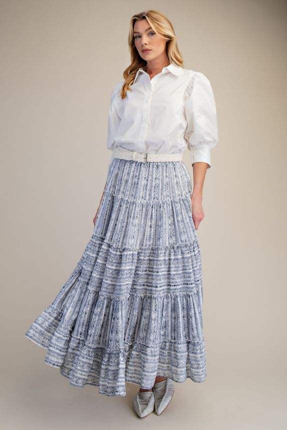 Cotton Poplin Button Down Blouse