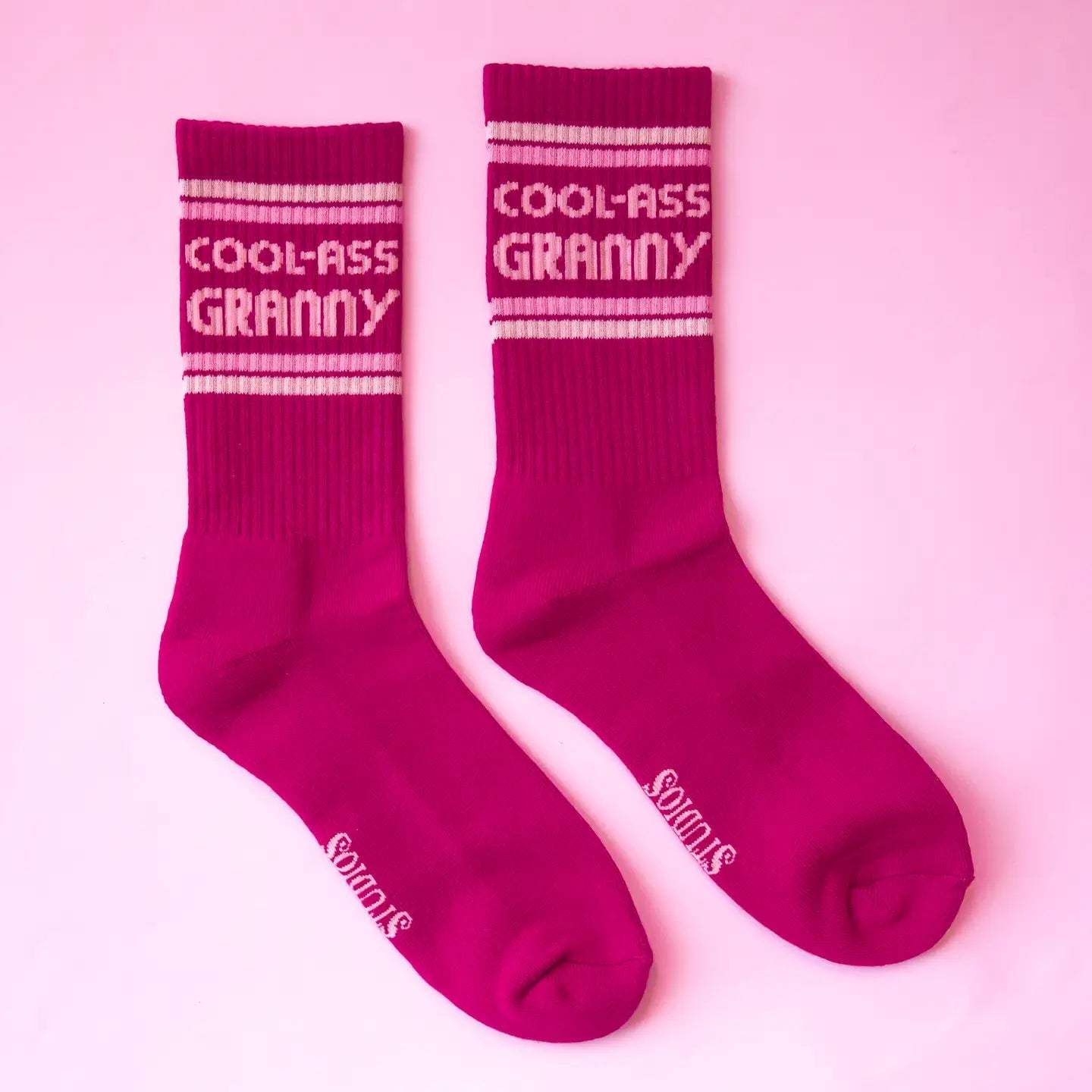 Ribbed Crew Socks