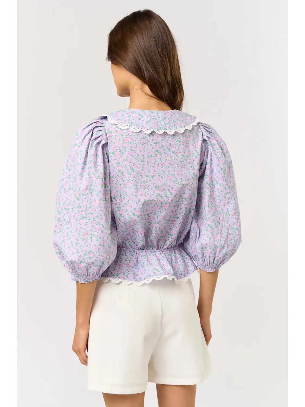 Maeve Floral Puff Sleeve Top