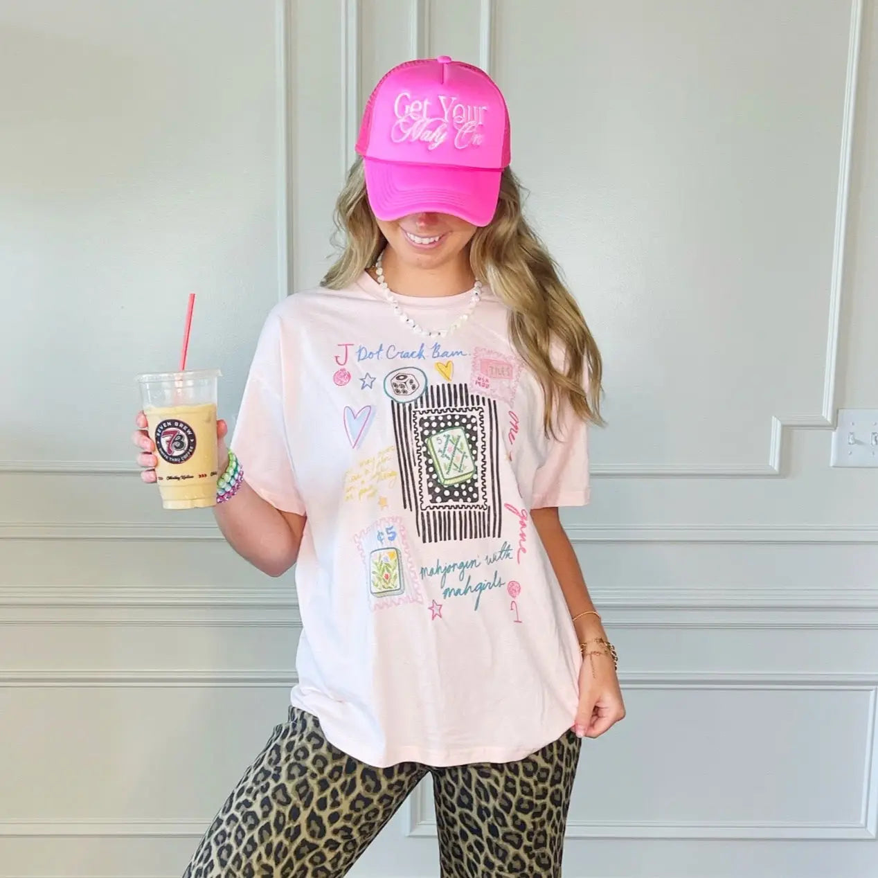 Mahjong Collage Graphic Tee