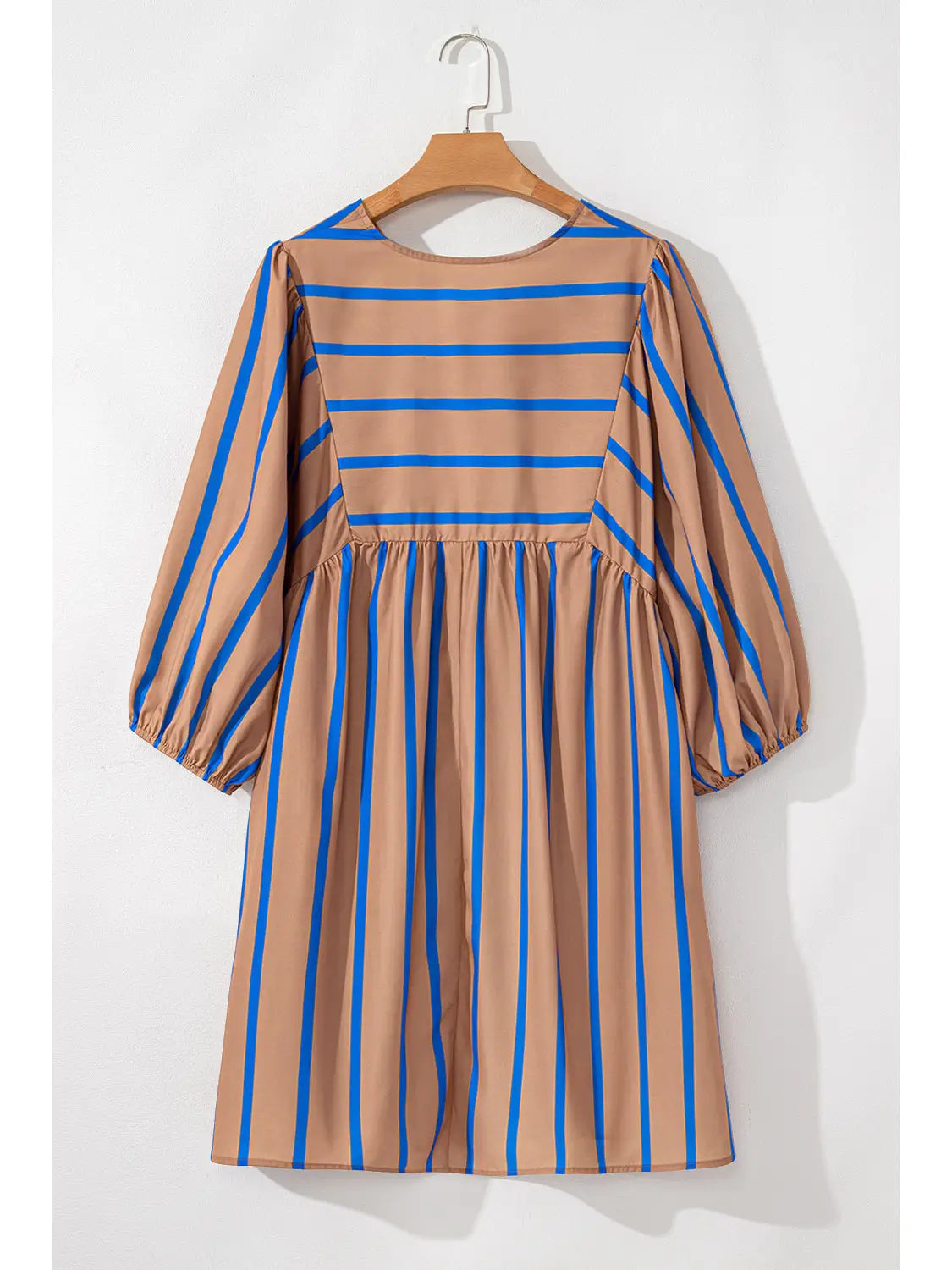 PLUS SIZE | Haylee Stripe Babydoll Mini Dress