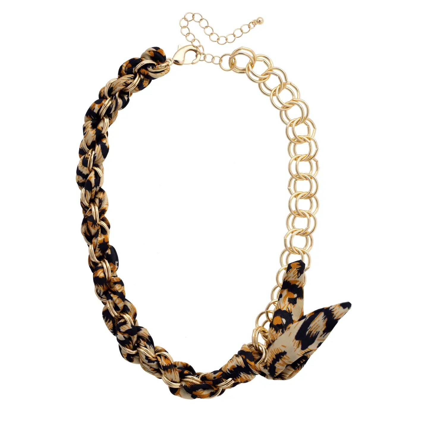 Preppy Chain Scarf Necklace